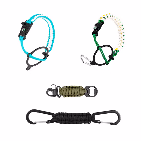 Tacband Acessórios de caça Equipamento tático Pulseira trançada de paracord de náilon