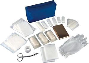 Kit de primeiros socorros Sunmed - Kit de primeiros socorros para automóvel (DIN 13164)