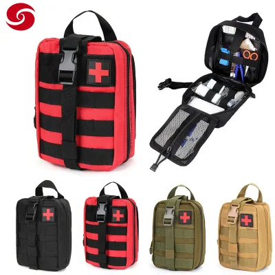 Kit militar de sobrevivência para traumas Equipamento de sobrevivência de emergência Kit tático de primeiros socorros ao ar livre